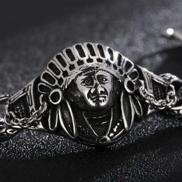 Brățară Bărbătească Din Titan Cu Model Retro Cool Chief Pentru Bijuterii De Turnare Nouă