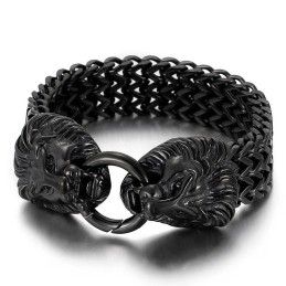 Brățară Elegantă Și Modernă Din Titan Cu Cap De Leu