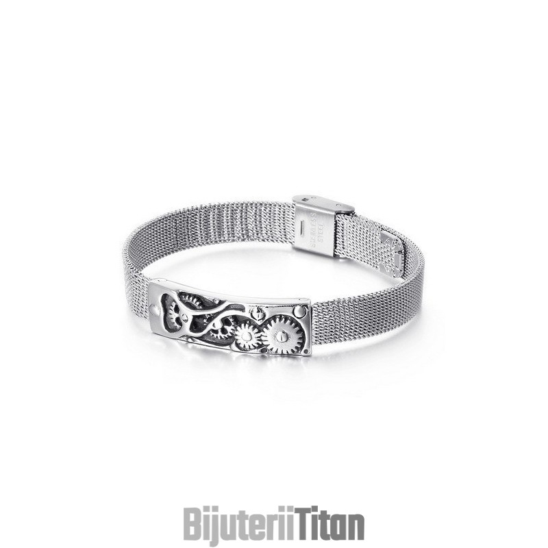 Brățară Mecanică Din Titan La Modă Pentru Bărbați, Lanț De Ceas Cu Brățară Brățară Mecanică Din Titan La Modă Pentru Bărbați, Lanț De Ceas Cu Brățară