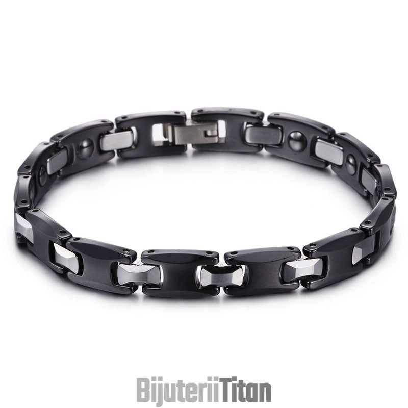 Brățări Rafinate Din Titan Negru Pentru Cupluri Brățări Rafinate Din Titan Negru Pentru Cupluri
