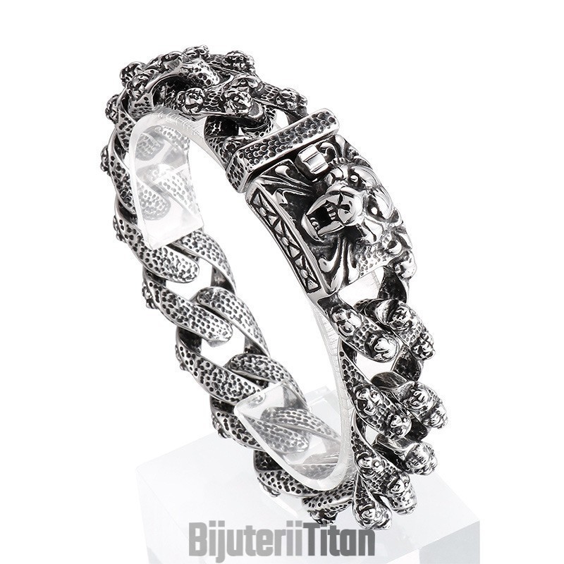 Brățară Cu Cap De Tigru Și Animale Zodiacale