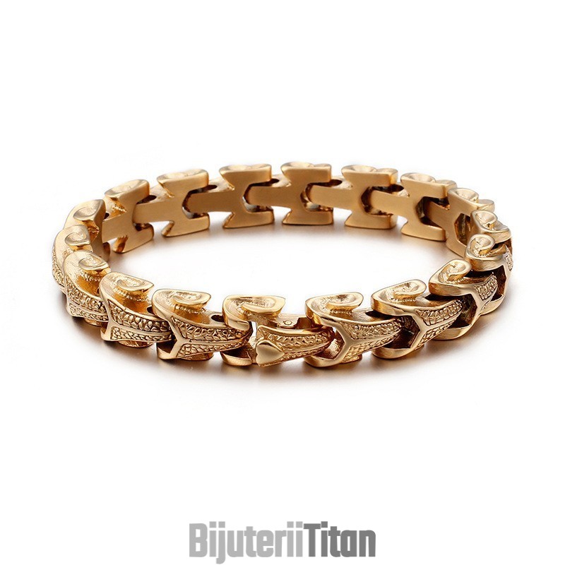 Bijuterii Din Titan Pentru Modă, Model Cu Solzi De Dragon, Cool, Brățară Masculină, Vintage, Placată Cu Argint, Brățară Keel Bijuterii Din Titan Pentru Modă, Model Cu Solzi De Dragon, Cool, Brățară Masculină, Vintage, Placată Cu Argint, Brățară Keel