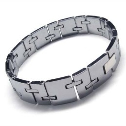 Brățară Bărbătească Groasă Din Carbură De Tungsten, Stil Nou, Lățime 12 Mm