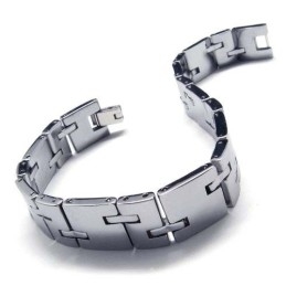 Brățară Bărbătească Groasă Din Carbură De Tungsten, Stil Nou, Lățime 12 Mm