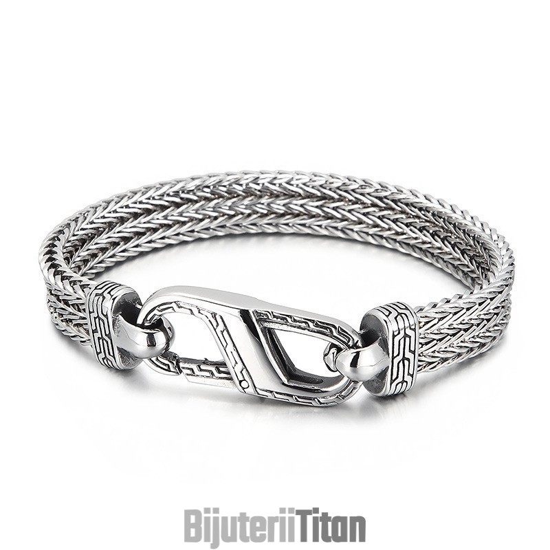 Brățară Vintage Din Titan Cu Model De Os De Dragon Pentru Bărbați Brățară Vintage Din Titan Cu Model De Os De Dragon Pentru Bărbați