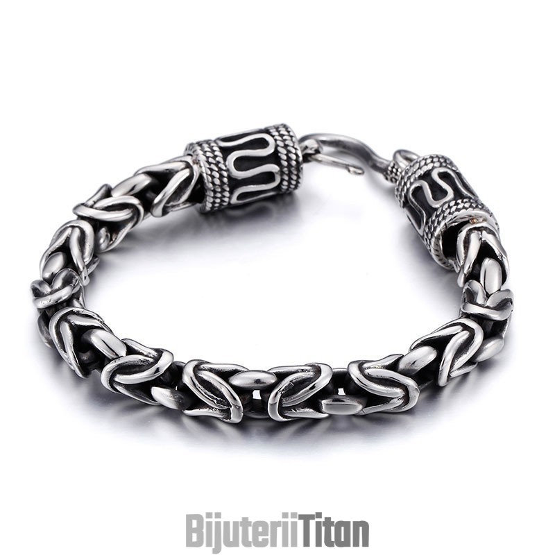 Brățară Bărbătească Din Titan Cu Model Keel Peace, Stil Vintage La Modă Și Elegantă, Pentru Cadouri Brățară Bărbătească Din Titan Cu Model Keel Peace, Stil Vintage La Modă Și Elegantă, Pentru Cadouri