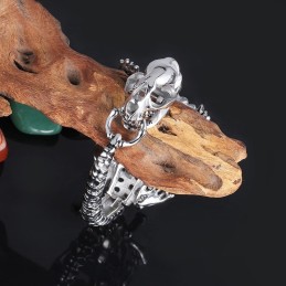 Brățară Din Titan Retro Exagerată, Stil Cool Și Elegant Cu Dinozauri Pentru Bărbați