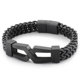 Brățară Bărbătească Din Titan Cu Ochelari Hipster Hip-Hop