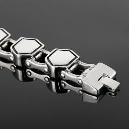 Brățară Din Titan Pentru Bărbați, Geometrică, La Modă, Cool