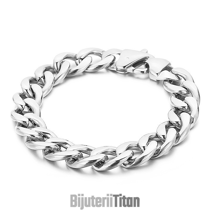 Brățară Plată Bărbătească Din Titan Cu Două Fețe, Placată Cu Aur De 18K Brățară Plată Bărbătească Din Titan Cu Două Fețe, Placată Cu Aur De 18K