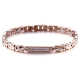 Brățară De Titan Cu Piatră De Germaniu La Modă Cu Diamante Pentru Cupluri