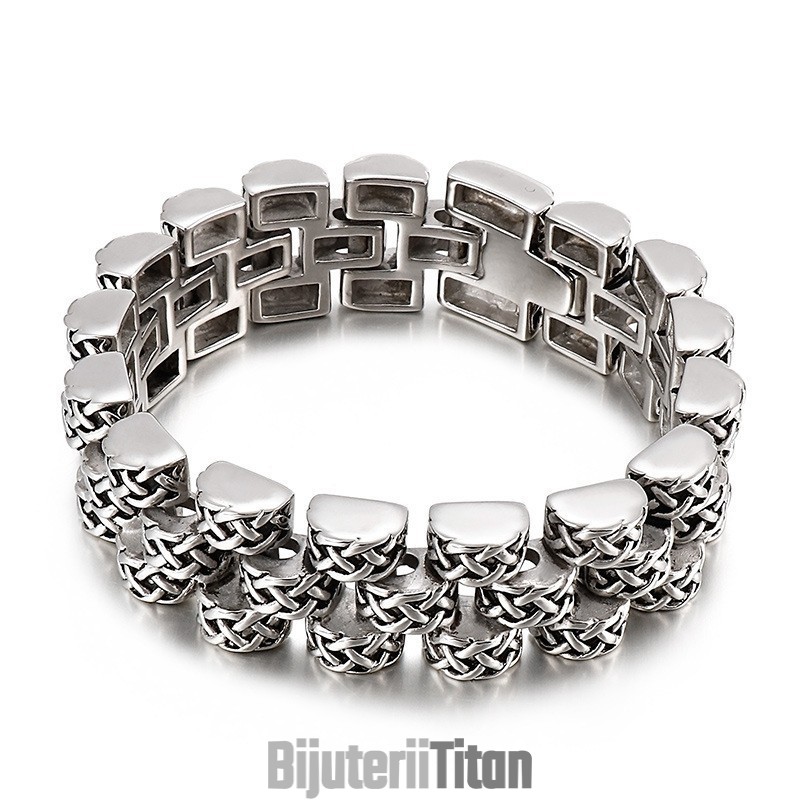 Brățară Din Titan Pentru Bărbați Coarse Cool Brățară Din Titan Pentru Bărbați Coarse Cool