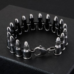 Accesorii Rock Gotice Șic Brățări Bărbătești Cu Model Bullet