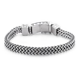 Brățară Cu Lanț Dublu Pentru Bărbați, Bijuterii Hip-Hop, Accesorii Elegante Din Titan