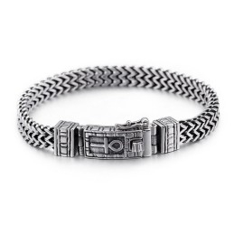 Brățară Cu Lanț Dublu Pentru Bărbați, Bijuterii Hip-Hop, Accesorii Elegante Din Titan