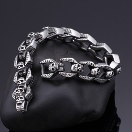 Brățări Chic Wind Skull Brățări Tide Pentru Bărbați Din Titan