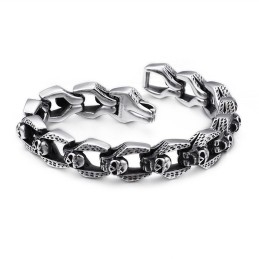 Brățări Chic Wind Skull Brățări Tide Pentru Bărbați Din Titan