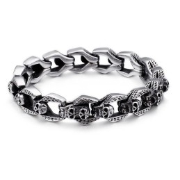 Brățări Chic Wind Skull Brățări Tide Pentru Bărbați Din Titan