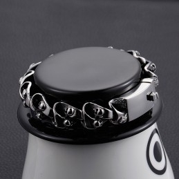 Brățară Din Titan Cu Craniu, Cool Și Elegantă, Pentru Bărbați
