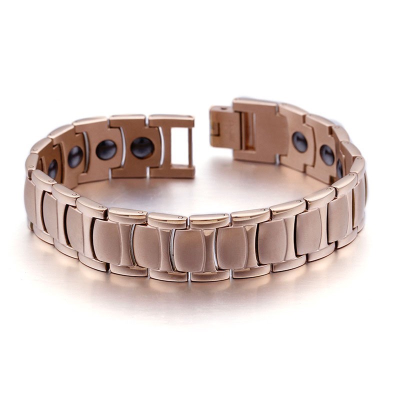 Brățară De Titan Cu Magnet Electrolizat La Modă Pentru Bărbați Brățară De Titan Cu Magnet Electrolizat La Modă Pentru Bărbați