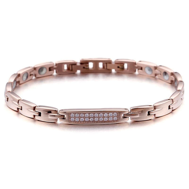 Brățară De Titan Cu Piatră De Germaniu La Modă Cu Diamante Pentru Cupluri Brățară De Titan Cu Piatră De Germaniu La Modă Cu Diamante Pentru Cupluri