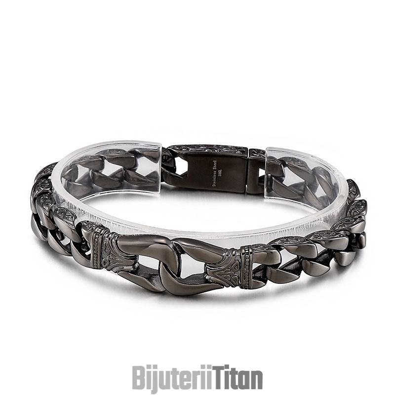 Brățară Bărbătească Cool Street Chic Hand Puller Lace Titan Snap