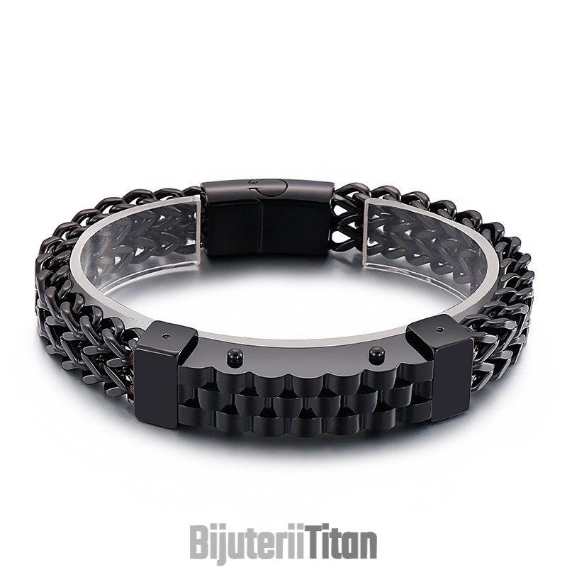 Brățară De Titan Pentru Bărbați, Stil Hip-Hop, La Modă Brățară De Titan Pentru Bărbați, Stil Hip-Hop, La Modă