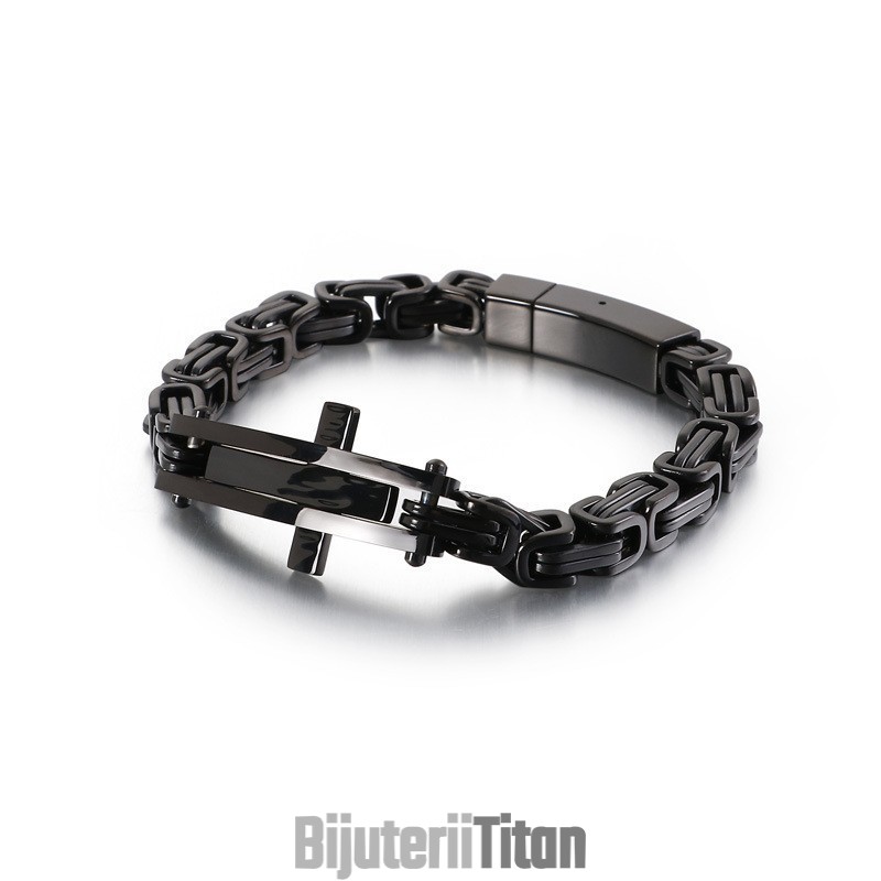 Brățară Cool Din Titan Cu Îndoire Încrucișată, Stil Hip-Hop, Pentru Bărbați Brățară Cool Din Titan Cu Îndoire Încrucișată, Stil Hip-Hop, Pentru Bărbați