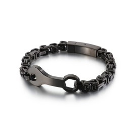 Brățară Din Titan Pentru Bărbați Cu Lanț Împărat De La Modă Wrench