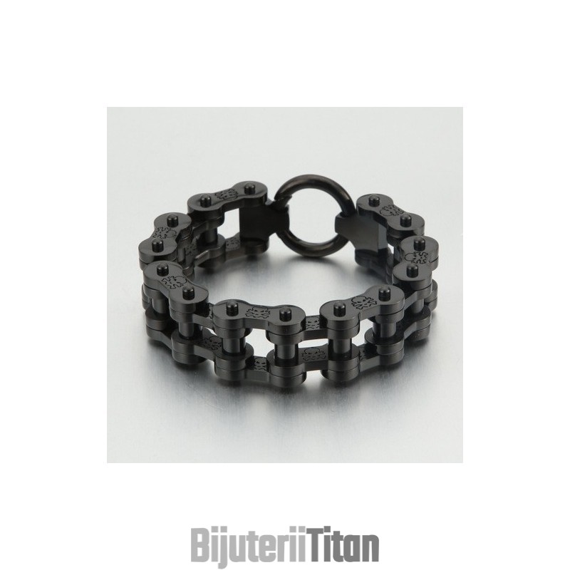 Brățară De Bicicletă Din Titan Pentru Bărbați, Stil Rock Hip-Hop, Model Pirat, La Modă