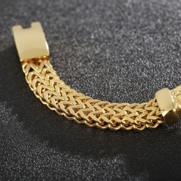 Brățară Bărbătească Din Titan Street Cool Double Keel Gold