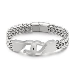 Brățară Din Titan Cu Croșeu Pentru Bărbați Cu Accesorii