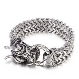 Brățară Bărbătească Din Titan Cu Cap De Dragon, Nouă Și Cool