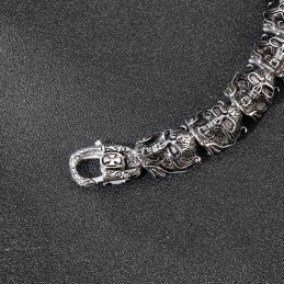 Brățară Din Titan Pentru Bărbați Cool Skull
