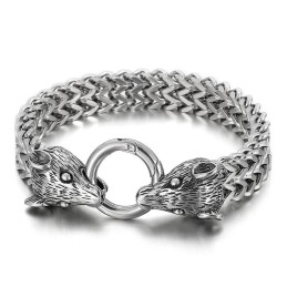 Brățară Din Titan Pentru Bărbați, Culoare Oțel, Zodiac Fashion