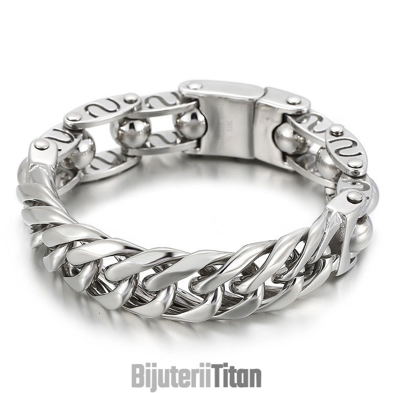 Brățară De Titan Pentru Bărbați, Stil Elegant, Cu Mărgele Rotunde La Modă Brățară De Titan Pentru Bărbați, Stil Elegant, Cu Mărgele Rotunde La Modă