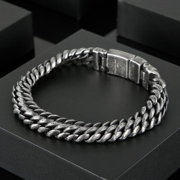 Accesorii Pentru Brățară Bărbătească Din Titan Cu Ochiuri Simple Și Cool