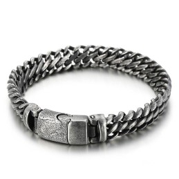 Accesorii Pentru Brățară Bărbătească Din Titan Cu Ochiuri Simple Și Cool