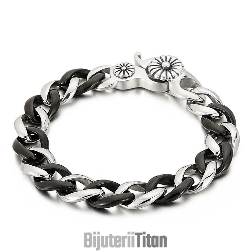 Brățară Din Titan Negru Pentru Bărbați
