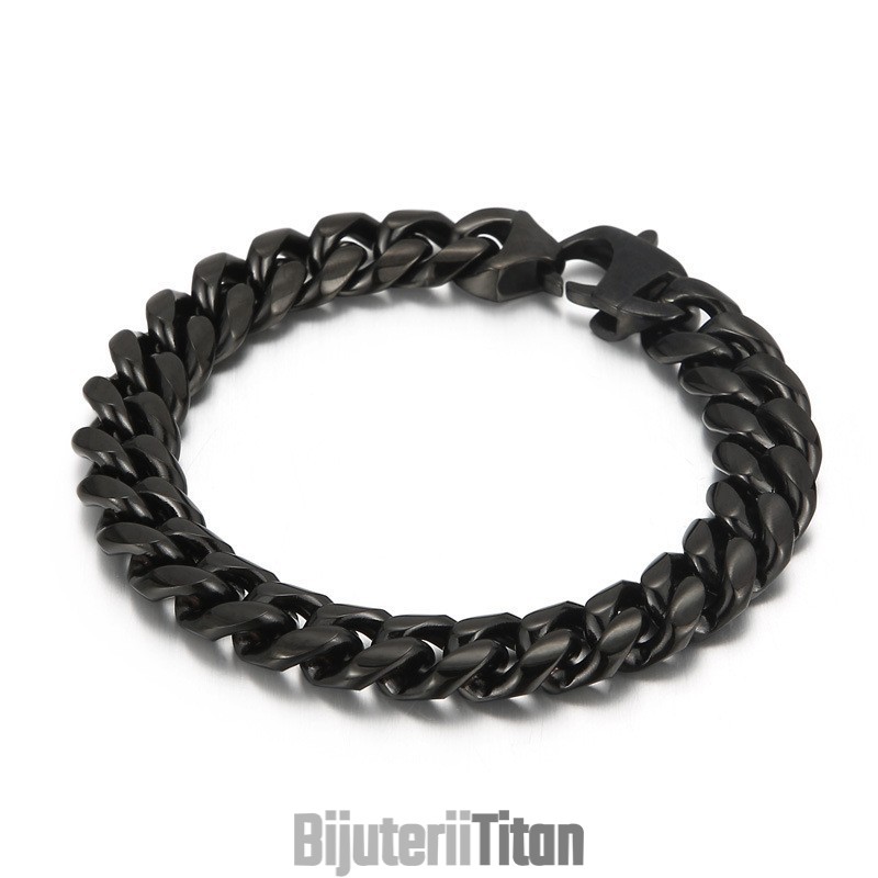 Brățară Frumoasă Cu Lanț Cubanez Din Titan