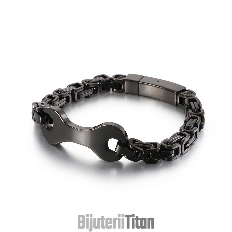 Brățară Bărbătească Fashion Tide Din Titan Cu Lanț Imperial Brățară Bărbătească Fashion Tide Din Titan Cu Lanț Imperial