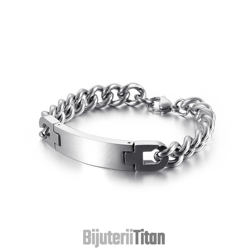Brățară Din Titan Pentru Bărbați, Marca Fashion Bend Brățară Din Titan Pentru Bărbați, Marca Fashion Bend
