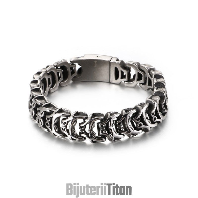 Brățară Din Titan Exagerată Și Elegantă Pentru Bărbați