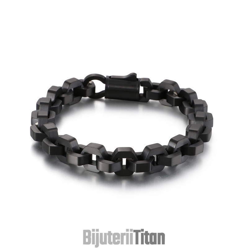 Brățară Elegantă Geometrică Din Titan Pentru Bărbați