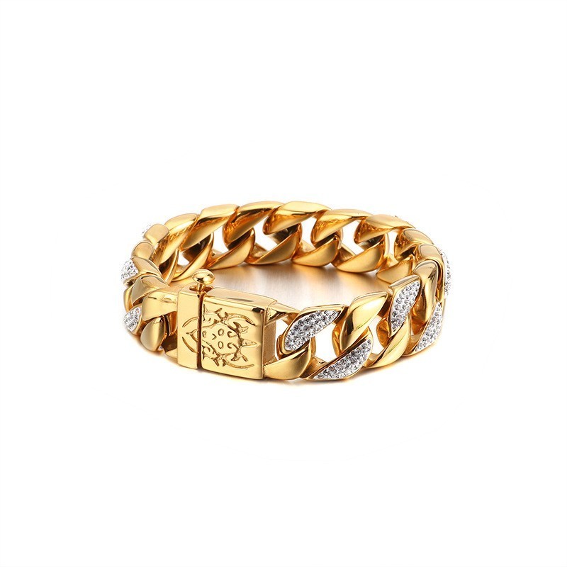Brățară Bărbătească Cu Diamant La Modă Brățară Bărbătească Cu Diamant La Modă