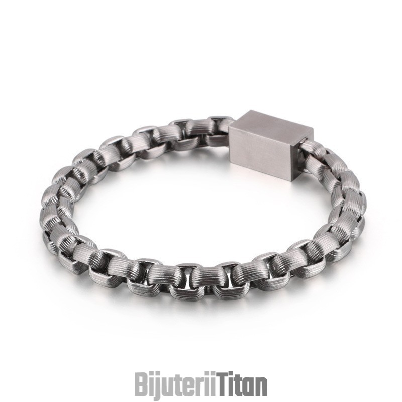 Brățară Bărbătească Cu Lanț De Titan De Vânzare Brățară Bărbătească Cu Lanț De Titan De Vânzare