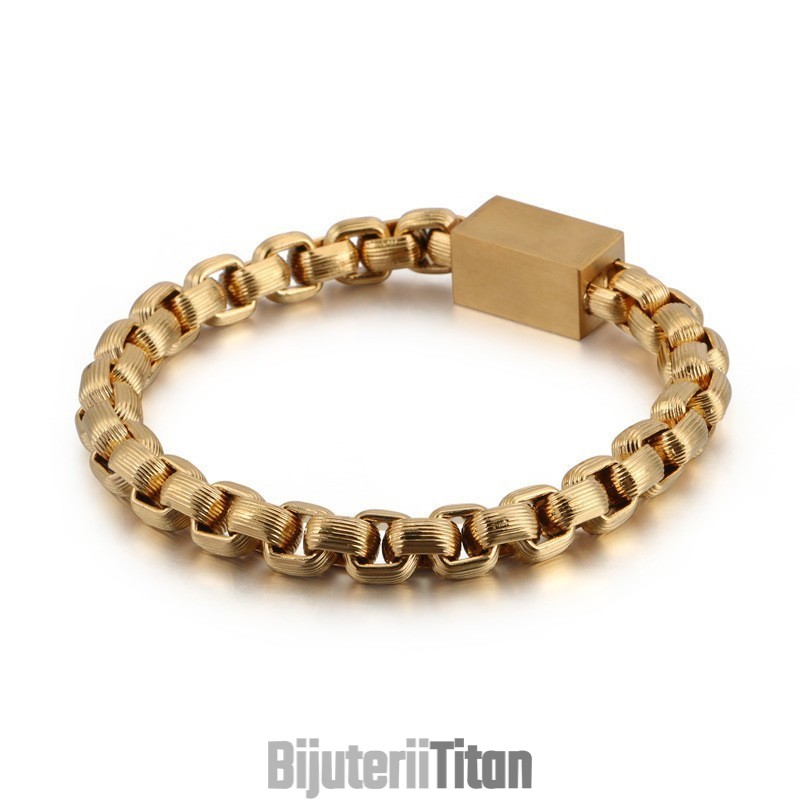 Brățară Bărbătească Cu Lanț De Titan De Vânzare