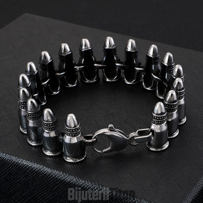 Accesorii Rock Gotice Șic Brățări Bărbătești Cu Model Bullet Accesorii Rock Gotice Șic Brățări Bărbătești Cu Model Bullet