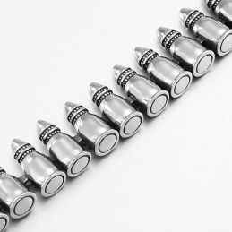 Accesorii Rock Gotice Șic Brățări Bărbătești Cu Model Bullet