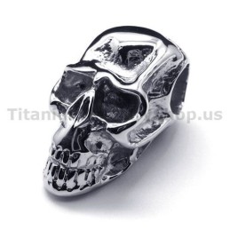 Pandantiv Din Titan Pur Cu Design De Craniu - Lanț Gratuit